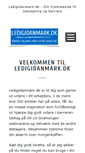 Mobile Screenshot of ledigidanmark.dk