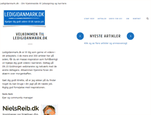 Tablet Screenshot of ledigidanmark.dk